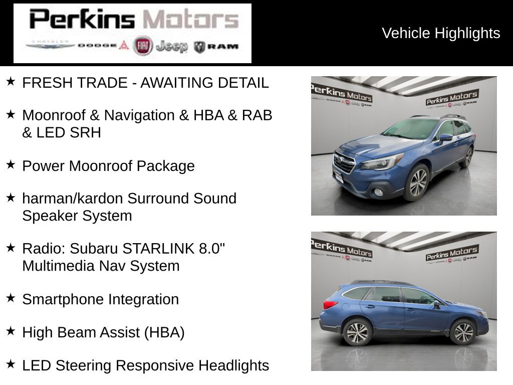 Used 2019 Subaru Outback 3.6R Limited w/ Popular Package #2 AWD/4WD image 7