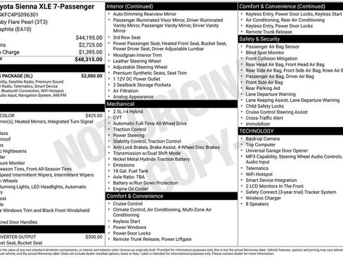 Used 2023 Toyota Sienna XLE w/ XLE Plus Package image 15