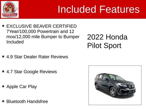Used 2022 Honda Pilot Sport image 4