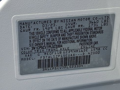 Used 2023 Nissan Kicks SV FWD image 26