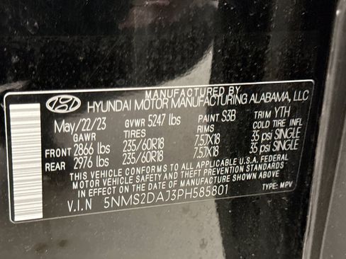 Used 2023 Hyundai Santa Fe SEL AWD/4WD image 13