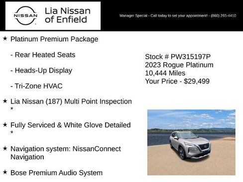 Certified 2023 Nissan Rogue Platinum w/ Platinum Premium Package AWD/4WD image 5