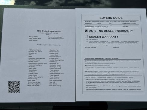Used 2012 Rolls-Royce Ghost image 37