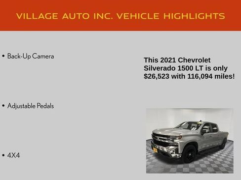 Used 2021 Chevrolet Silverado 1500 LT w/ Safety Package II AWD/4WD image 21