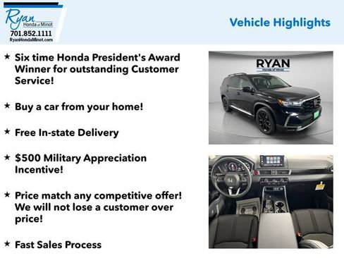 New 2025 Honda Pilot Touring image 2