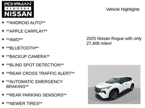 Used 2025 Nissan Rogue S AWD/4WD image 7