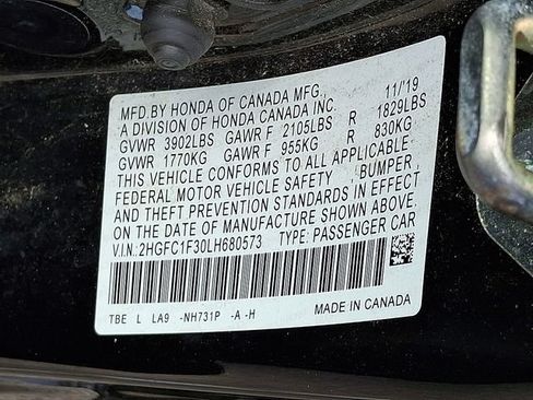 Used 2020 Honda Civic EX image 26