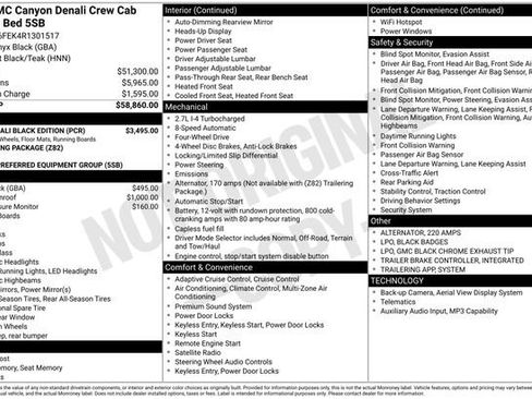 Used 2024 GMC Canyon Denali w/ LPO, Denali Black Edition image 7