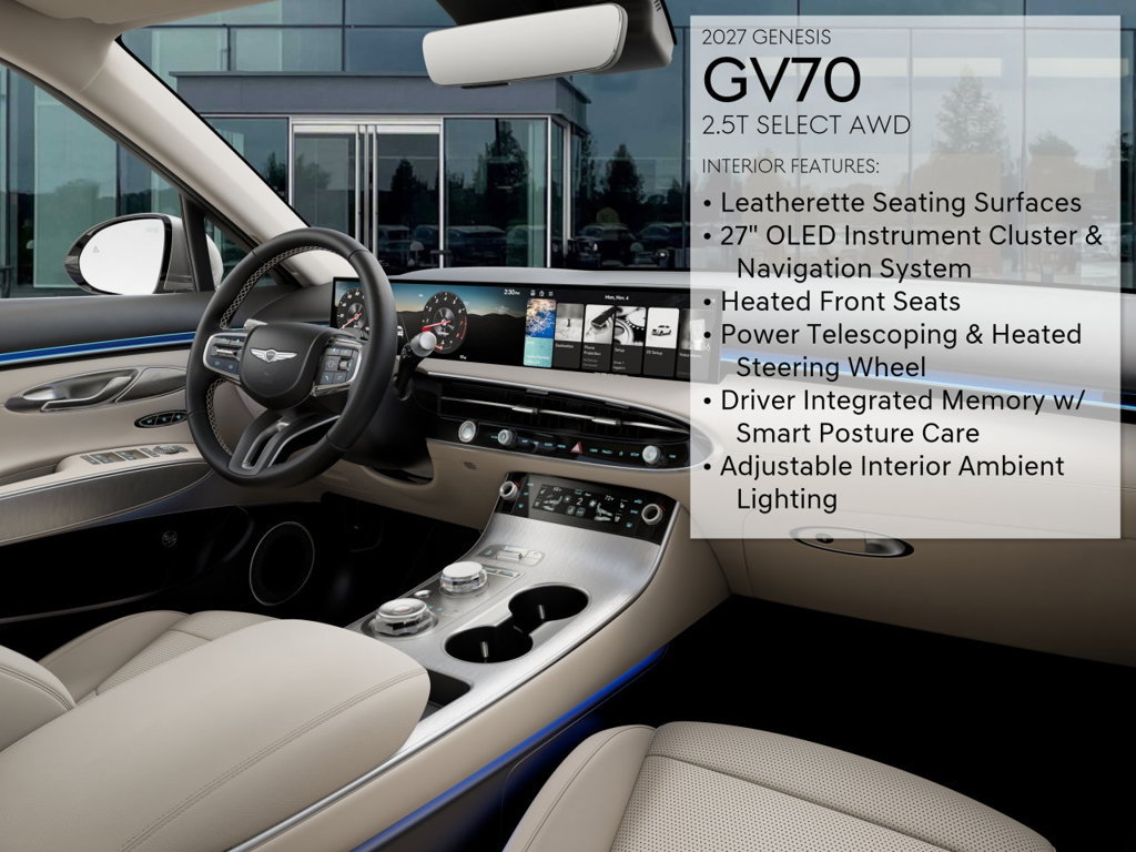 New 2027 Genesis GV70 2.5T Select AWD/4WD image 17