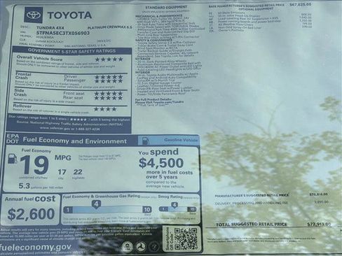 New 2026 Toyota Tundra Platinum AWD/4WD image 25