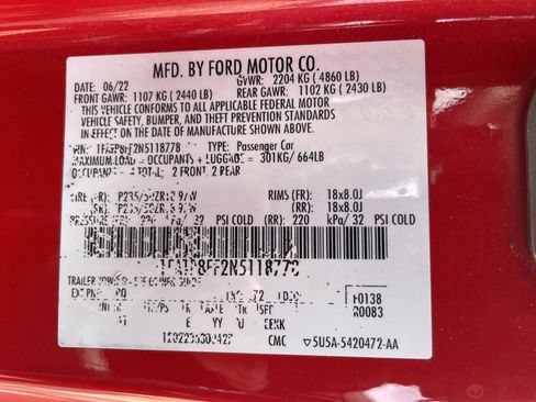 Used 2022 Ford Mustang GT Premium image 12