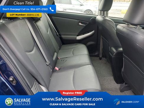 Used 2012 Toyota Prius Four w/ Deluxe Solar Roof Pkg image 13