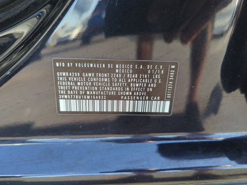 Certified 2019 Volkswagen Jetta GLI Autobahn image 25