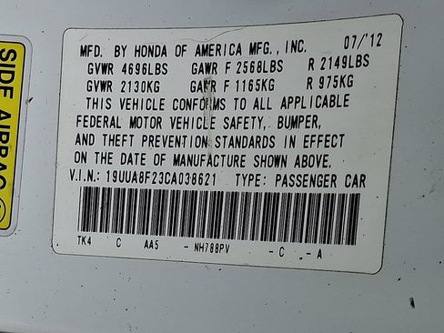 Used 2012 Acura TL FWD image 27
