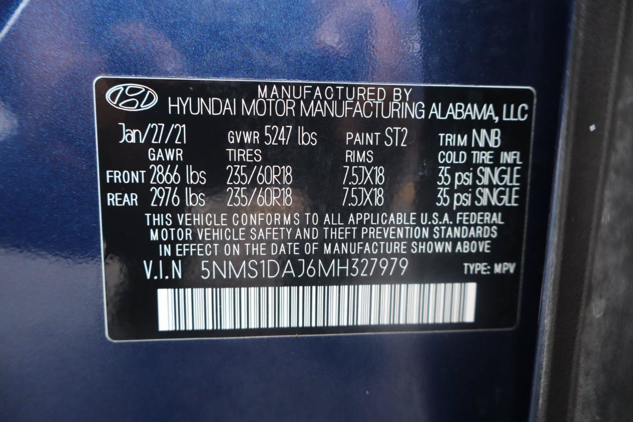 Used 2021 Hyundai Santa Fe SE AWD/4WD image 24