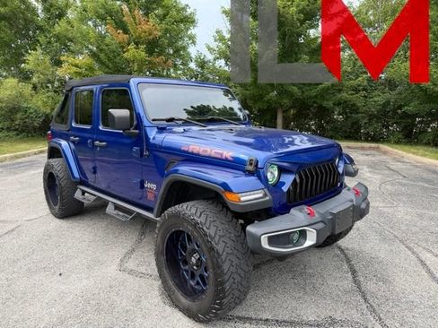 Used 2020 Jeep Wrangler Unlimited Sahara w/ Uconnect 4C Nav & Sound Group AWD/4WD image 1