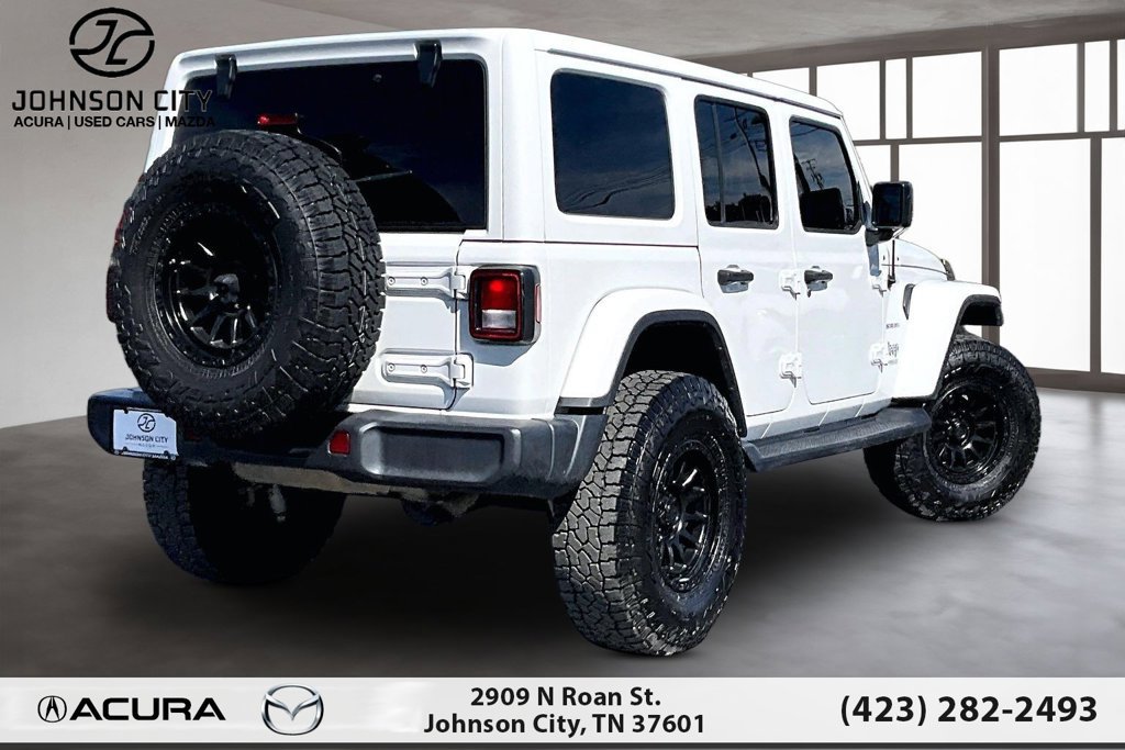 Used 2021 Jeep Wrangler Unlimited Sahara w/ Uconnect 4C Nav & Sound Group AWD/4WD image 2