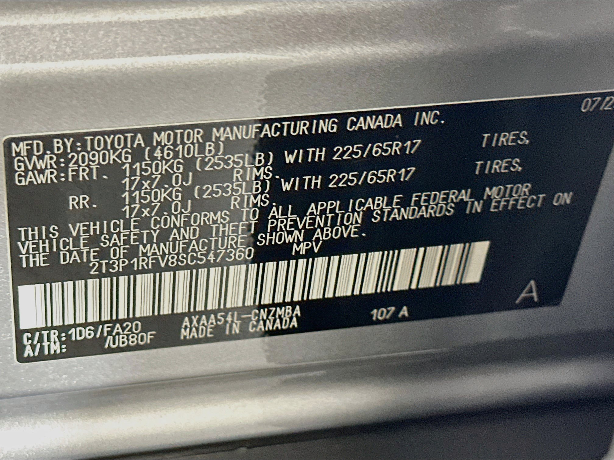 Used 2025 Toyota RAV4 XLE AWD/4WD image 12
