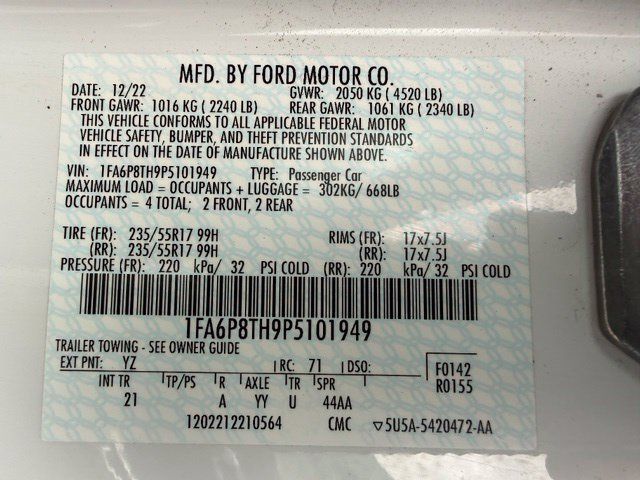 Certified 2023 Ford Mustang Coupe RWD image 38