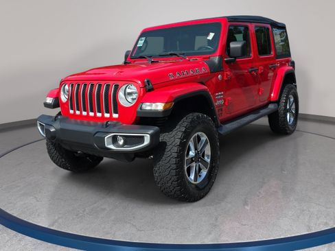 Used 2021 Jeep Wrangler Unlimited Sahara AWD/4WD image 1