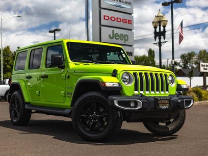 Used 2021 Jeep Wrangler Unlimited Sahara w/ Uconnect 4C Nav & Sound Group