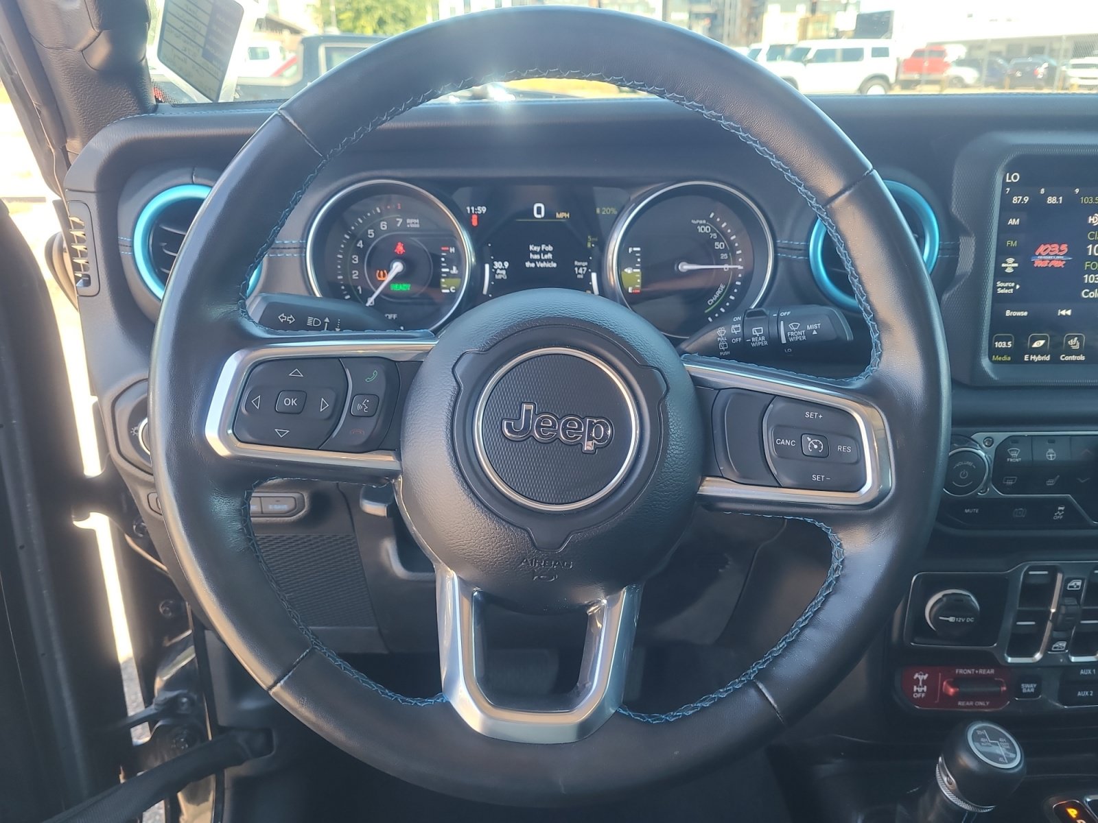 Used 2023 Jeep Wrangler Unlimited Rubicon 4xe w/ Steel Bumper Group AWD/4WD image 9