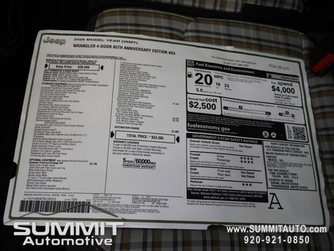 New 2026 Jeep Wrangler Unlimited Sport w/ Safety Group image 8