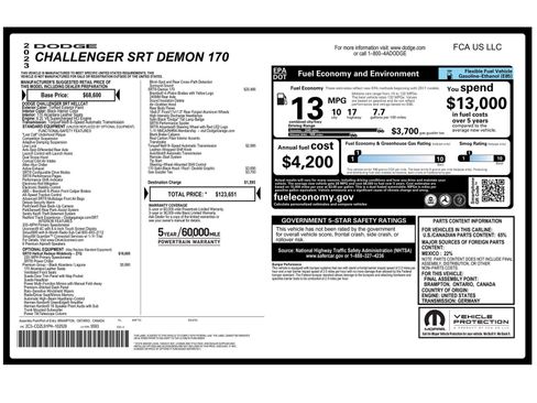 Used 2023 Dodge Challenger SRT Hellcat Redeye image 6