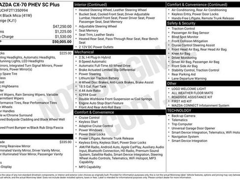 New 2026 MAZDA CX-70 SC Plus AWD/4WD image 27