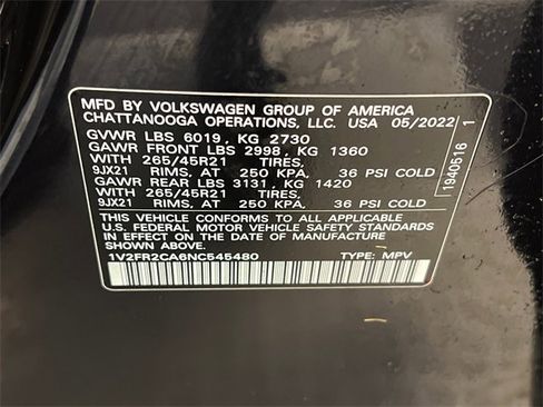 Used 2022 Volkswagen Atlas SEL Premium image 30