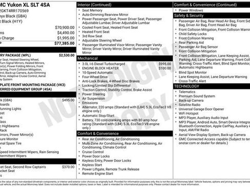 Used 2024 GMC Yukon XL SLT w/ SLT Luxury Package AWD/4WD image 11
