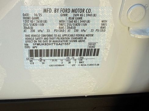 New 2026 Ford Explorer Active w/ Active Comfort Package image 46