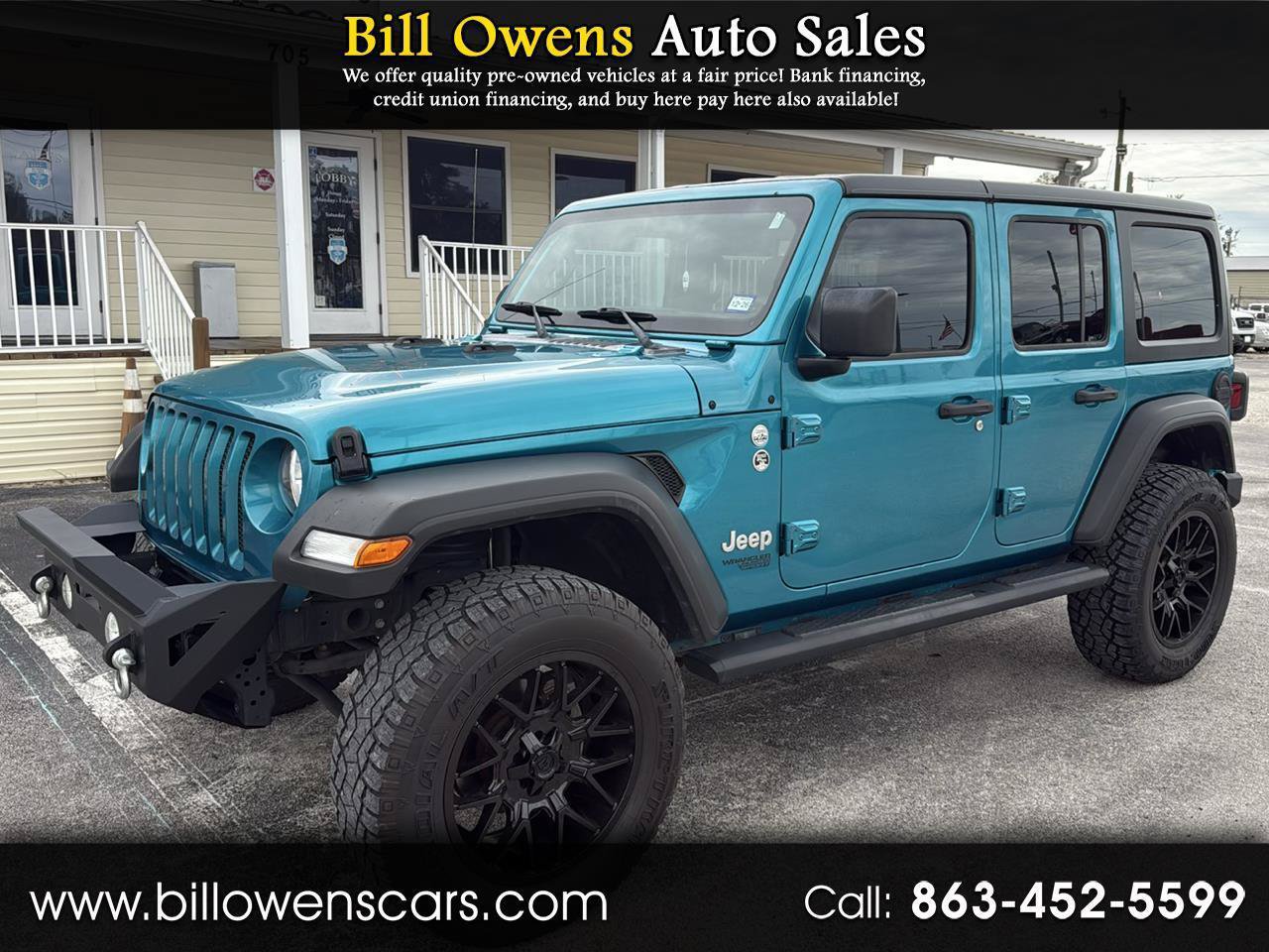 Used 2020 Jeep Wrangler Unlimited Sport S AWD/4WD image 1