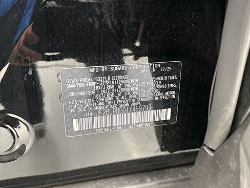 Certified 2026 Subaru Outback Limited AWD/4WD image 27