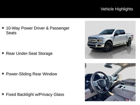 Used 2019 Ford F150 XLT w/ Equipment Group 302A Luxury AWD/4WD image 31