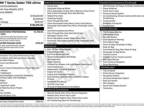 Used 2020 BMW 750i xDrive image 50