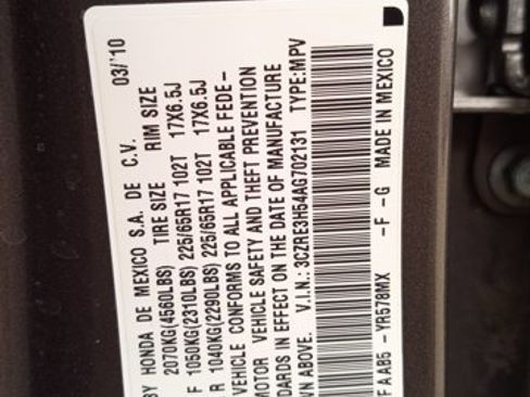 Used 2010 Honda CR-V EX image 22