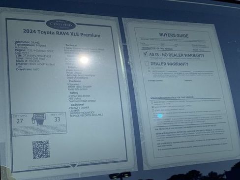 Certified 2024 Toyota RAV4 XLE Premium w/ Weather Package AWD/4WD image 38