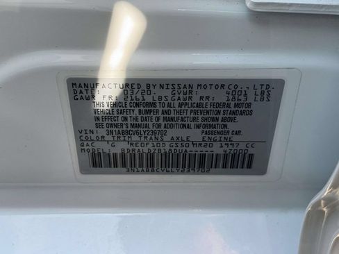 Used 2020 Nissan Sentra SV FWD image 27
