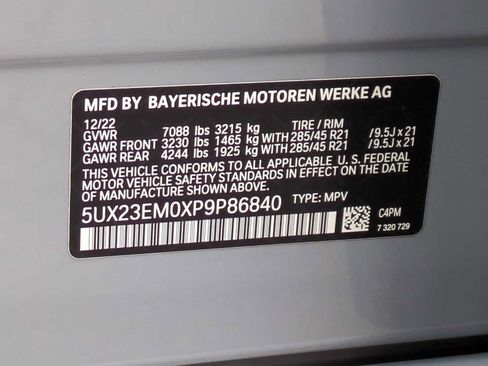 Certified 2023 BMW X7 xDrive40i w/ M Sport Package image 38