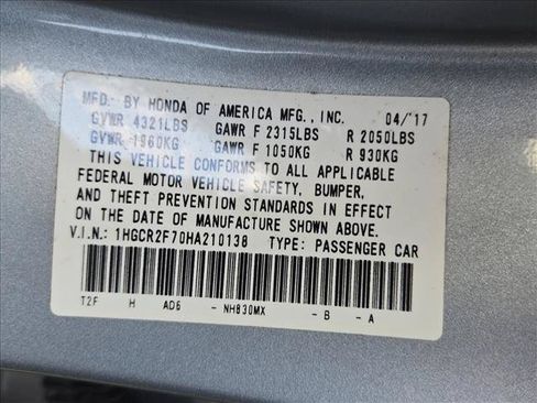 Used 2017 Honda Accord EX image 25