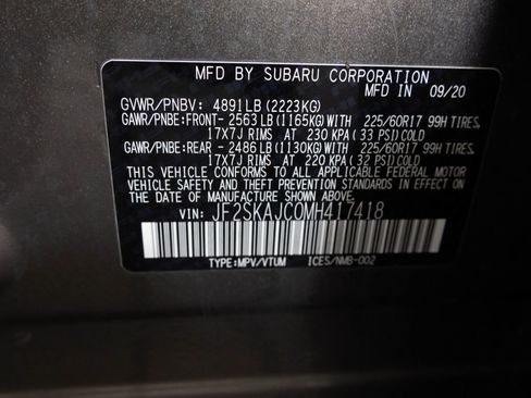 Used 2021 Subaru Forester Premium w/ Popular Package #1 image 40