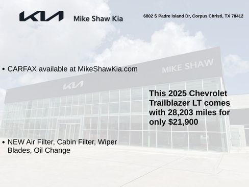 Used 2025 Chevrolet TrailBlazer LT w/ Driver Confidence Package FWD image 3