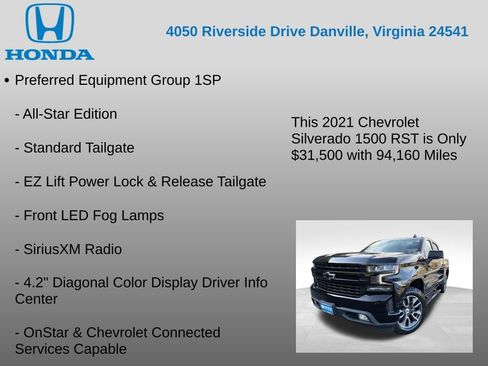 Used 2021 Chevrolet Silverado 1500 RST w/ Z71 Off-Road Package image 22