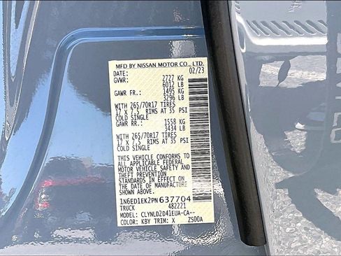 Used 2023 Nissan Frontier PRO-4X w/ Pro Convenience Package AWD/4WD image 20
