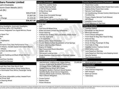 Used 2023 Subaru Forester Limited image 4