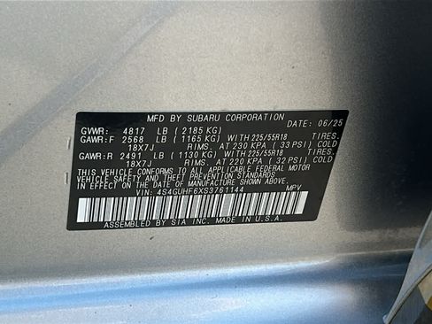 Certified 2025 Subaru Crosstrek 2.5i Sport w/ Crosstrek Mirror Package AWD/4WD image 31