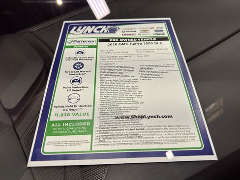 Used 2026 GMC Sierra 3500 SLE image 32