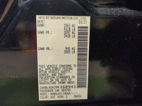 Used 2023 Nissan Altima 2.5 SV FWD image 33