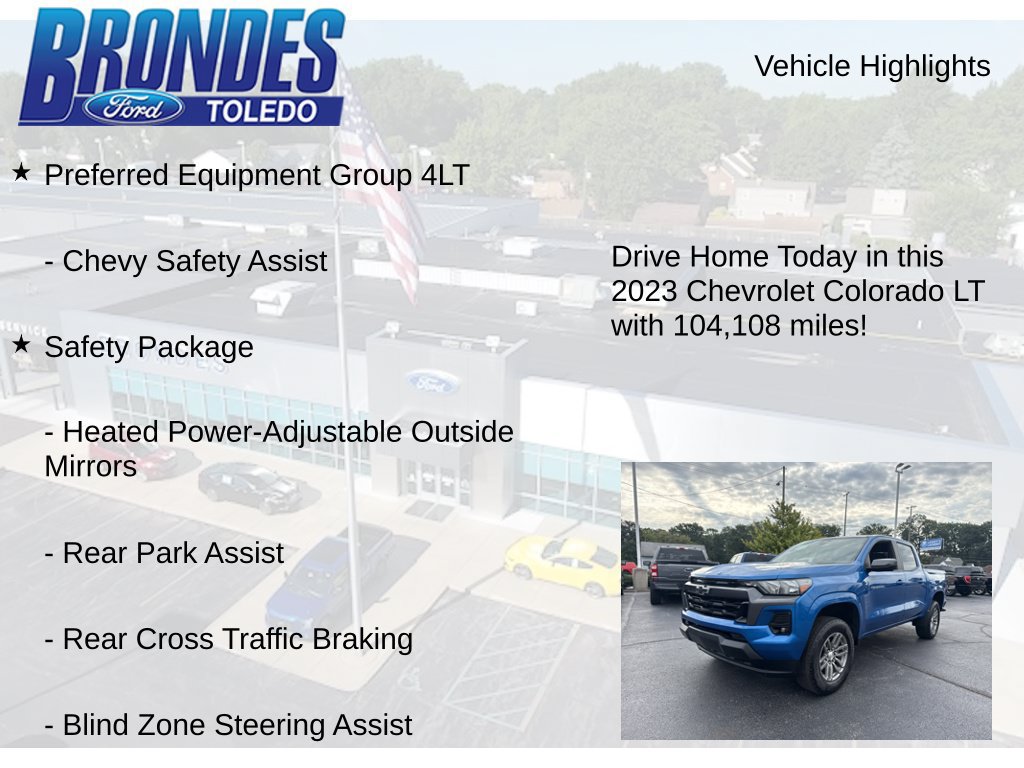 Used 2023 Chevrolet Colorado LT w/ LT Convenience Package II AWD/4WD image 5